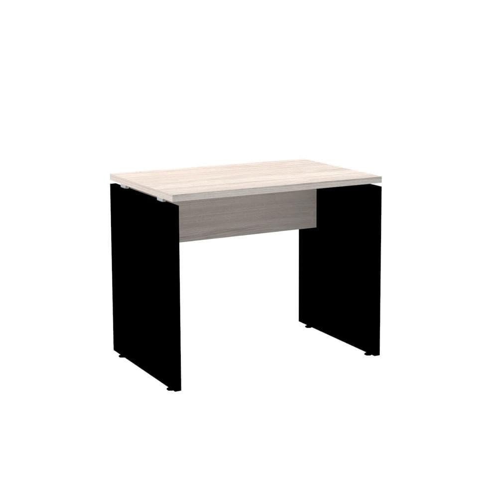Mesa de Escritório Pé Painel PE25 em MDP 150 x 60 cm Cor Nogueira CasaBlanca e Base Preta
