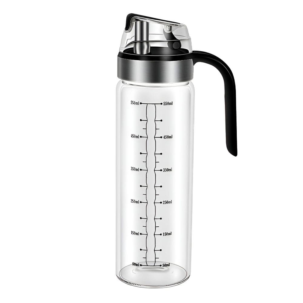 Garrafa de Vidro 550ml P/ Azeite e Vinagre Anti-Vazamento