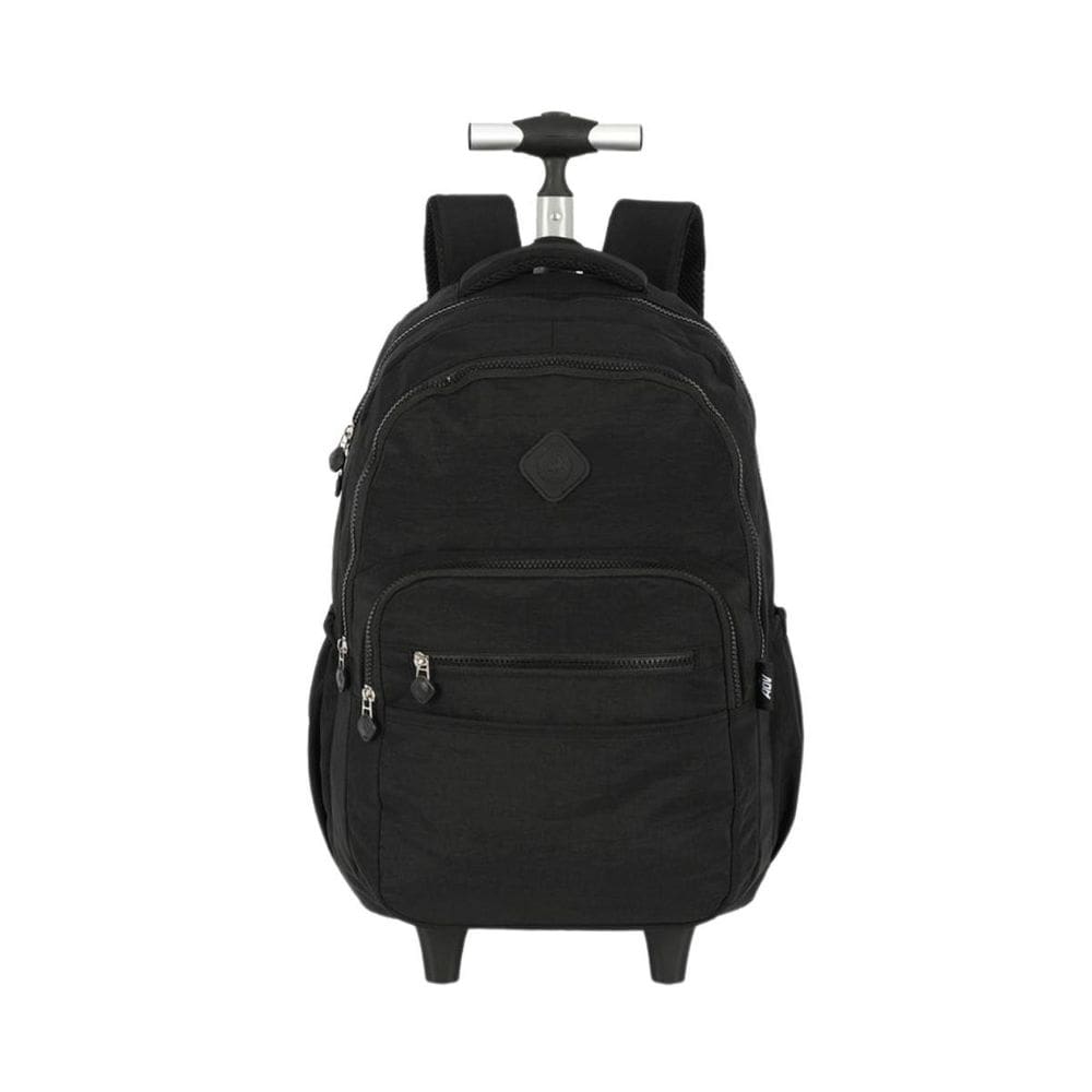 Mochilete Escolar Com Carrinho Preto Luxcel Mc47822Av