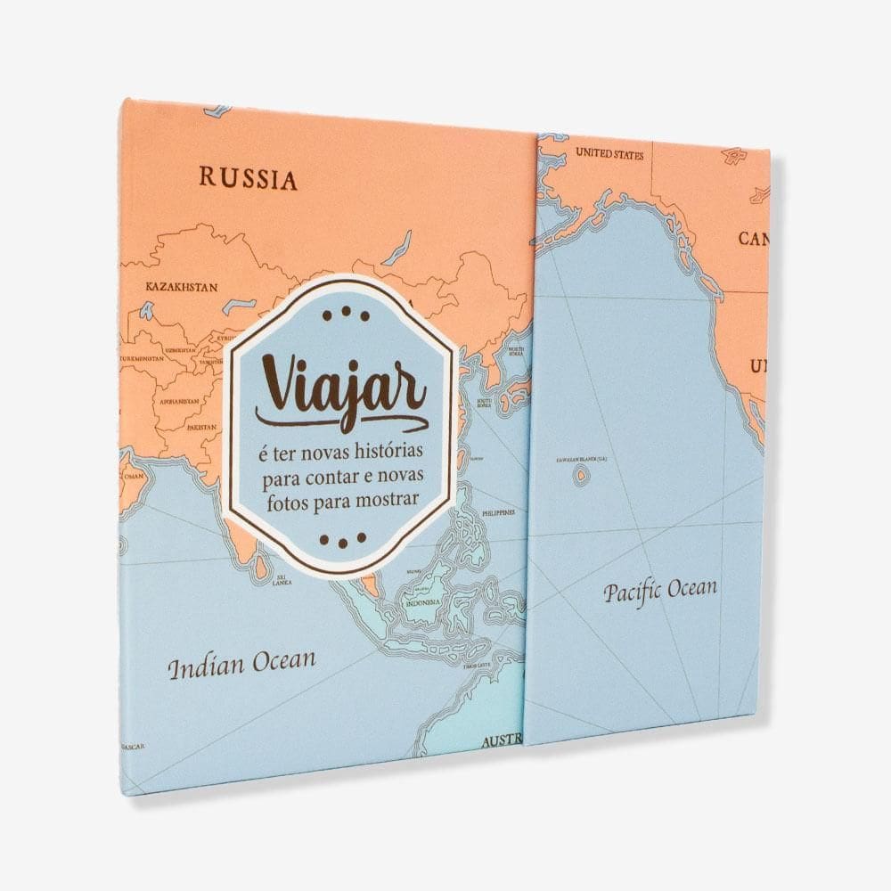 Planner Capa Dura Viagem - Zoacriativa