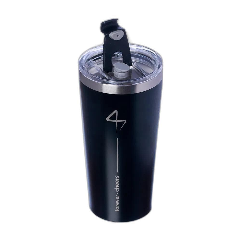 Copo Térmico Forever Cheers Preto 500 Ml