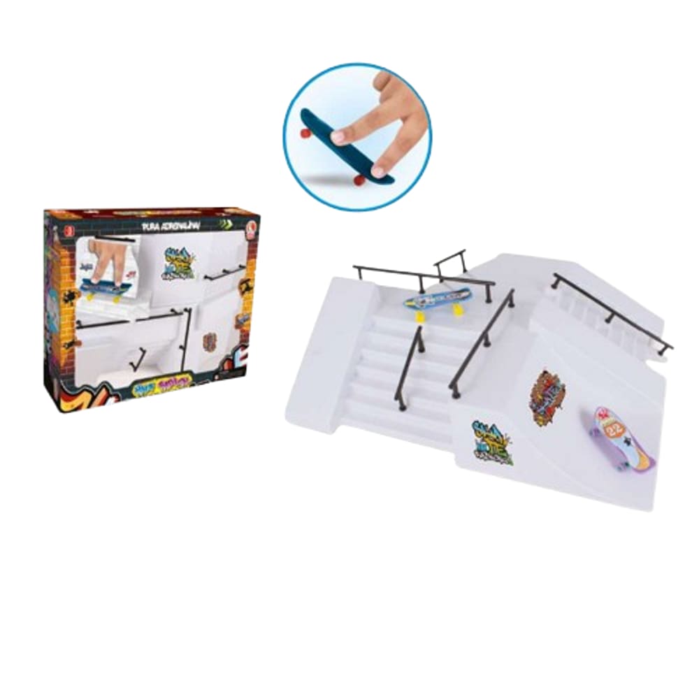 PISTA SKATE RADICAL (Cor Branco)