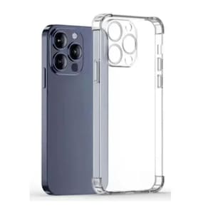 Capinha Antichoque Silicone Transparente Compatível com IP. 15 Pro Max