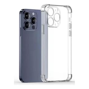 Capinha Antichoque Silicone Transparente Compatível com Ip. 16 Pro