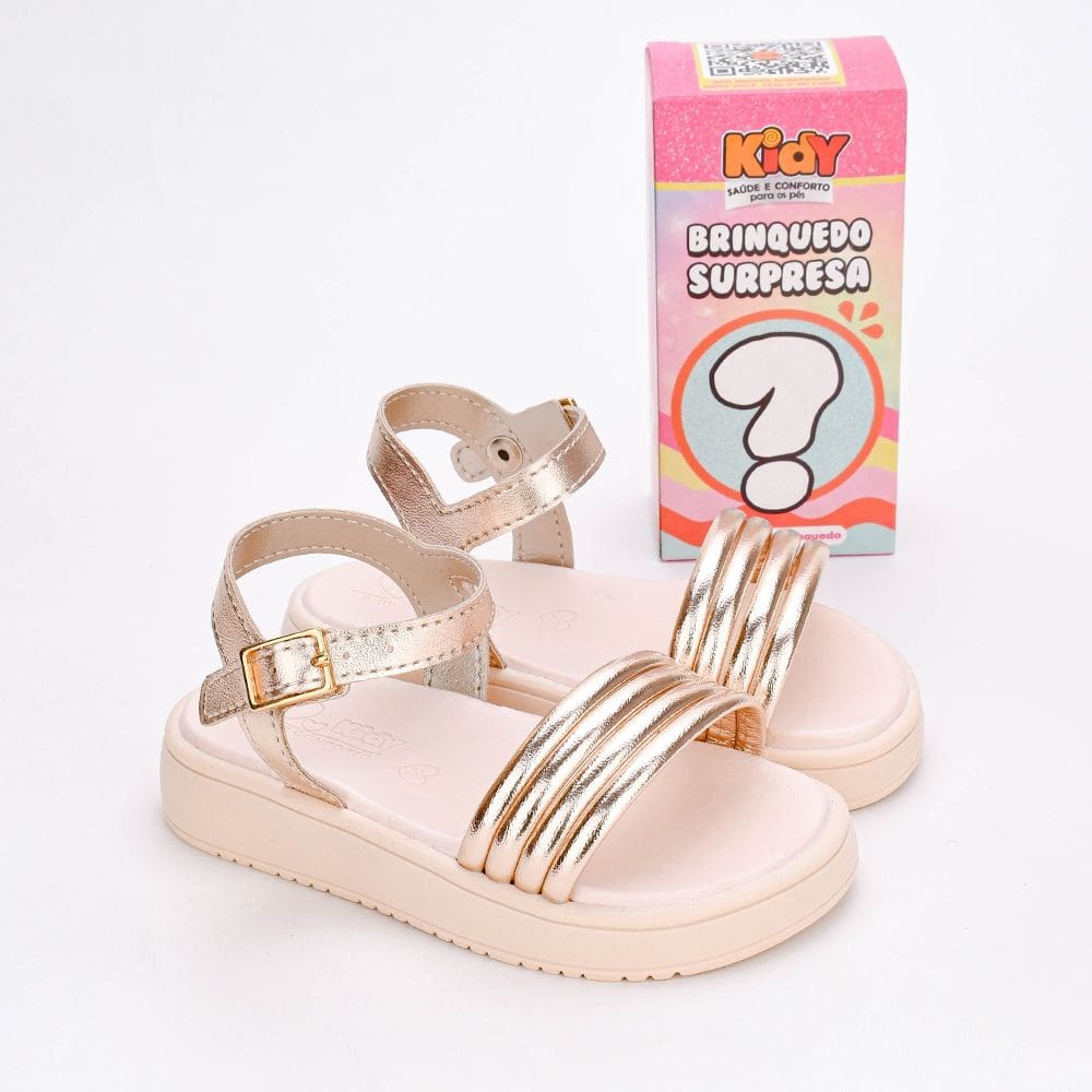SAND.KIDY MINI FLAT FORM OURO Kidy