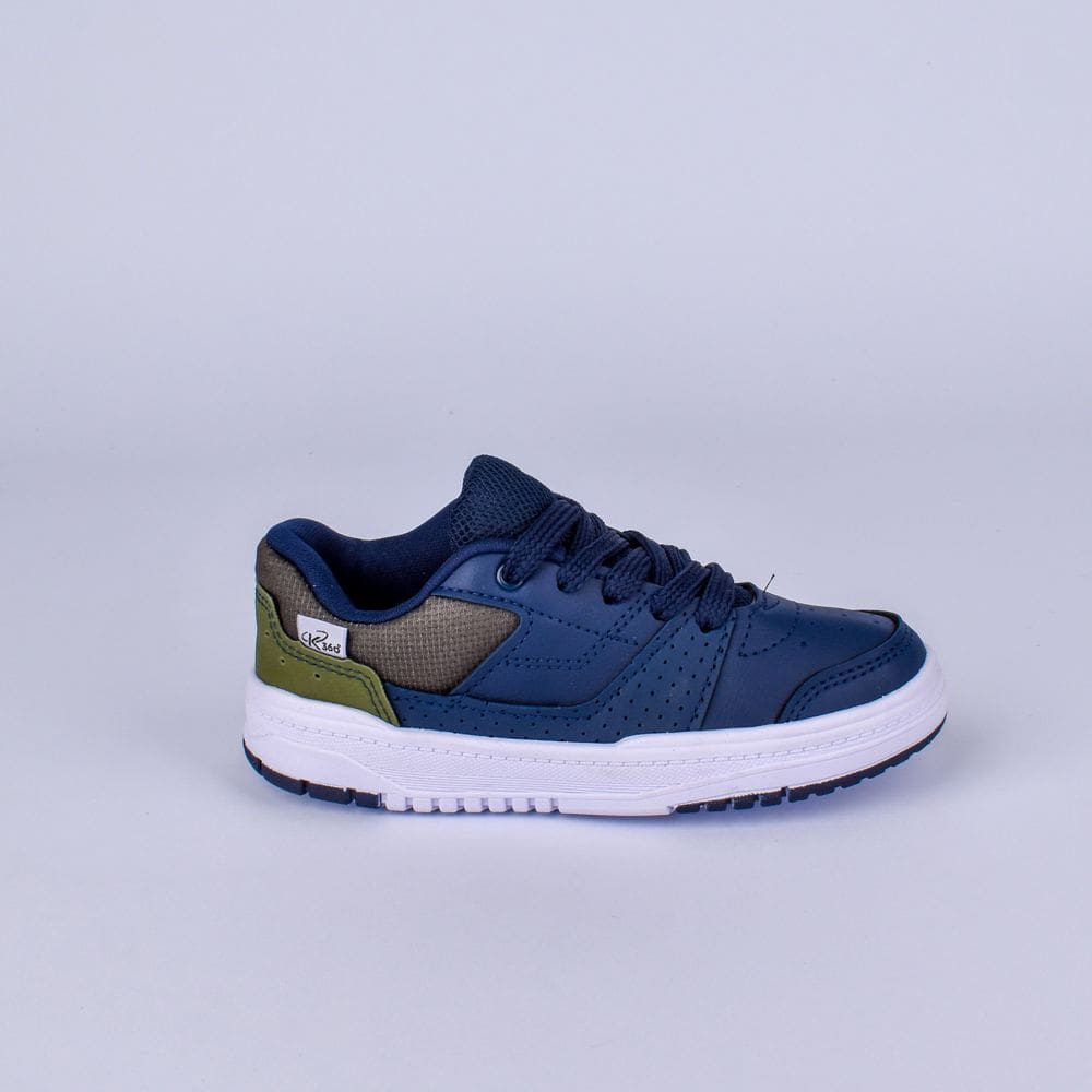 TÊNIS K360 ESTILO RESPITEC MARINHO/VERDE Kidy