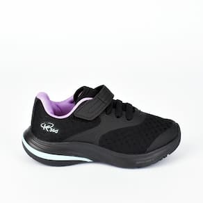TENIS K-360 SUPER LEVE PRETO/VERDE AGUA Kidy