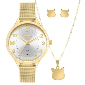 Kit Condor Feminino Mimos E Sutilezas Dourado - CO2035NTN/K4K