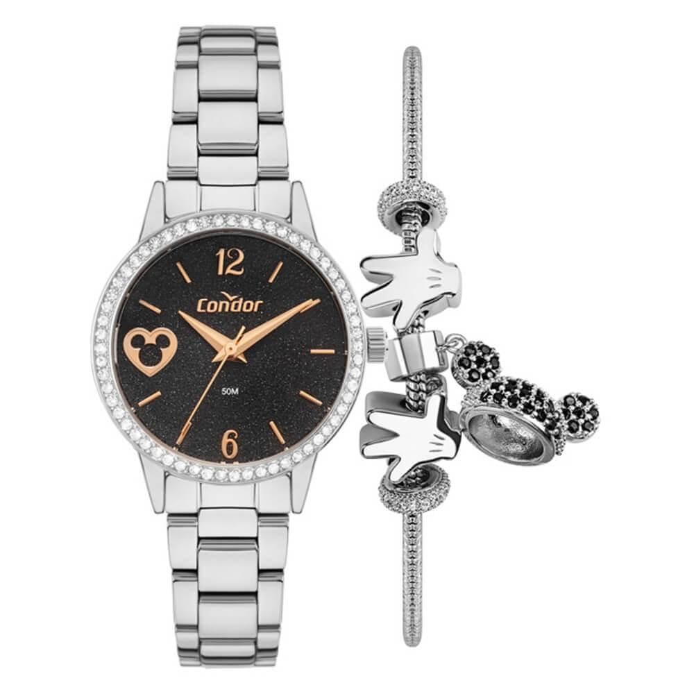 Kit Condor Feminino Disney Mickey Prata – CO2035NTC/K4P