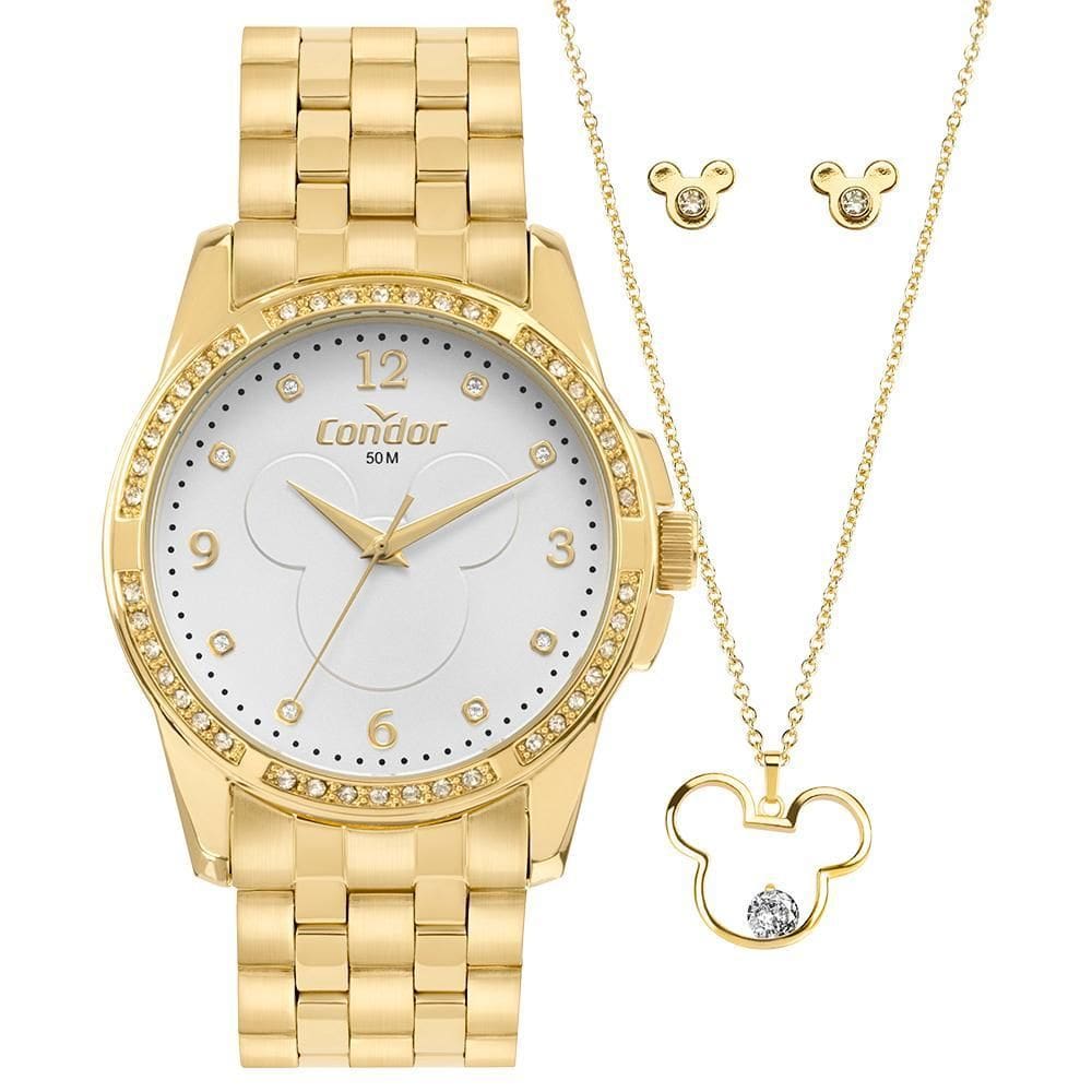 Kit Condor Feminino Disney Mickey Dourado CO2036MYR/K4K