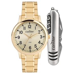 Kit Condor Masculino Dia A Dia Dourado - CO2035NRI/K4X