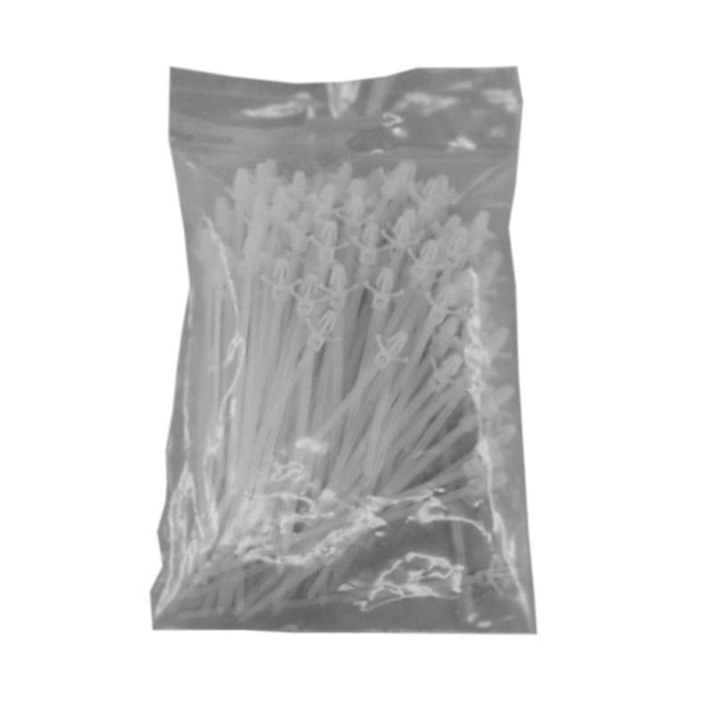 Abraçadeira Nylon Com Clip Fixação 2,5X100Mm Branca 100 G20