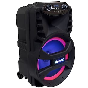 Caixa Som Amplificada Portátil Bluetooth 880W Rms Usb Mp3 Aux Tws Amvox ACA 880 Vegas 2 Microfones