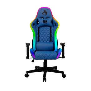 Cadeira Gamer FOX Racer RGB com Iluminação Led Azul - UT-C1583L