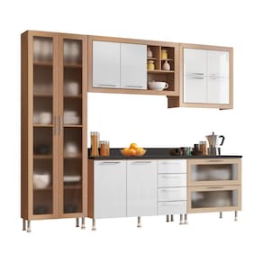 Armário de Cozinha Completo Ditália Aspen 5 Pc CVBR A10 cozy