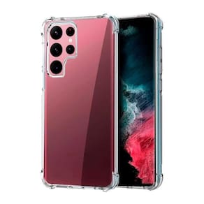 Capinha Silicone Antichoque Transparente Compatível com Samsung S24 Ultra