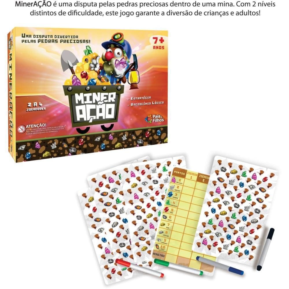 Jogo De Tabuleiro Mineração