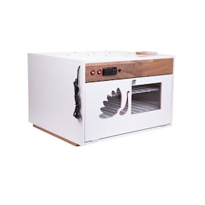 Chocadeira Alta Performance De Eclosão 220 Ovos Pid Automática Com 4 Ventiladores Bivolt E Ovoscópio