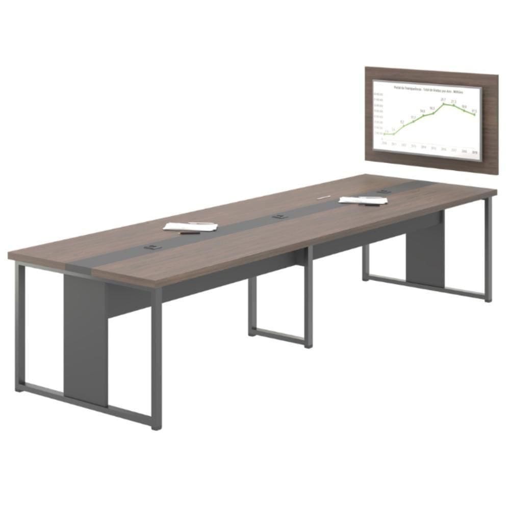 Conjunto Para Escitório Madrid Freijó Preto