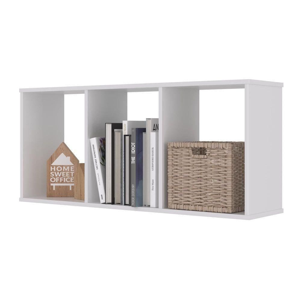 Conjunto Nichos 3 Compartimento Colorado Branco