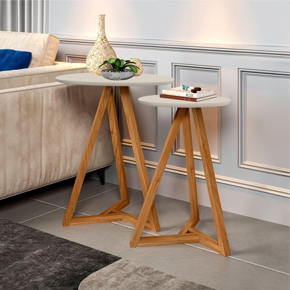 Mezinhas Laterais Fulham Off White Nature
