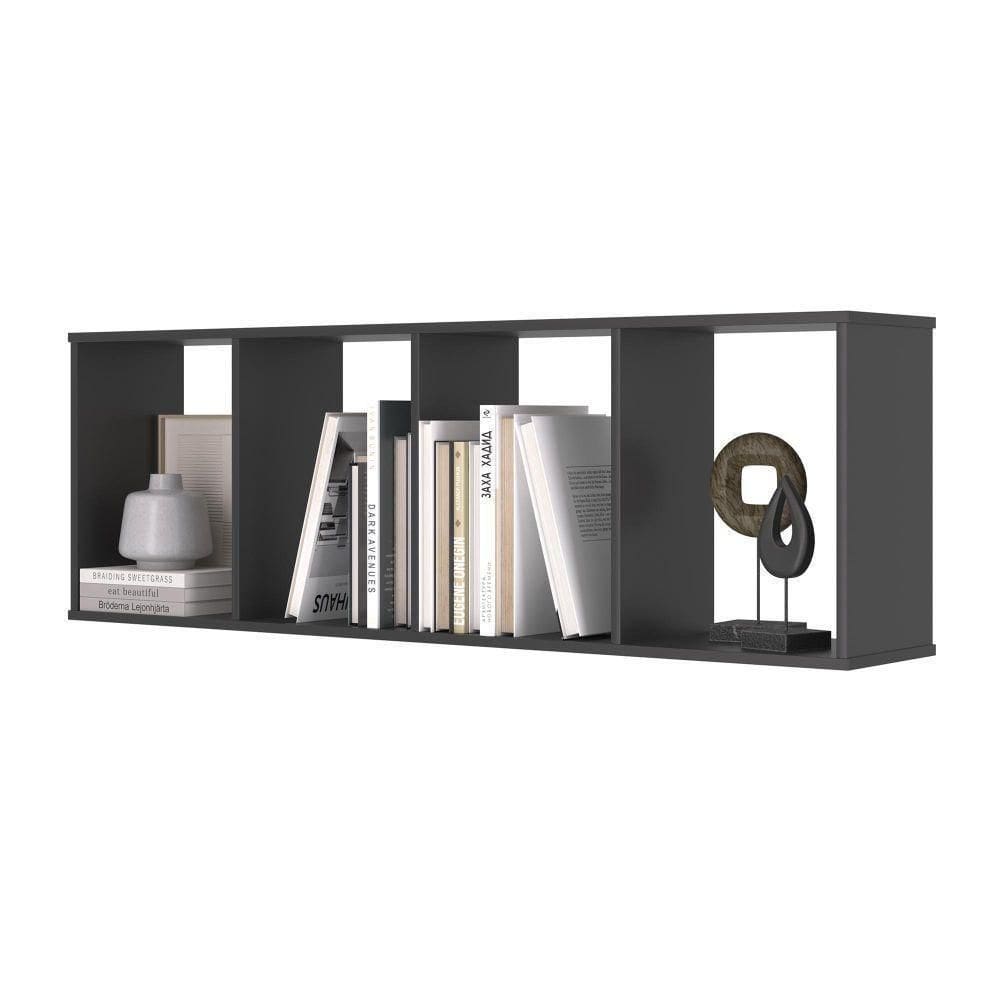 Conjunto Nichos 4 Compartimento Miami Preto Onix