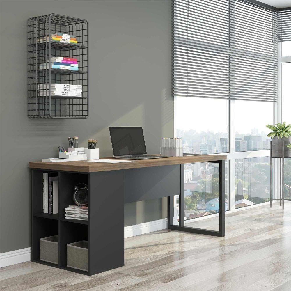 Mesa De Escritório Silva Nogueira Preto