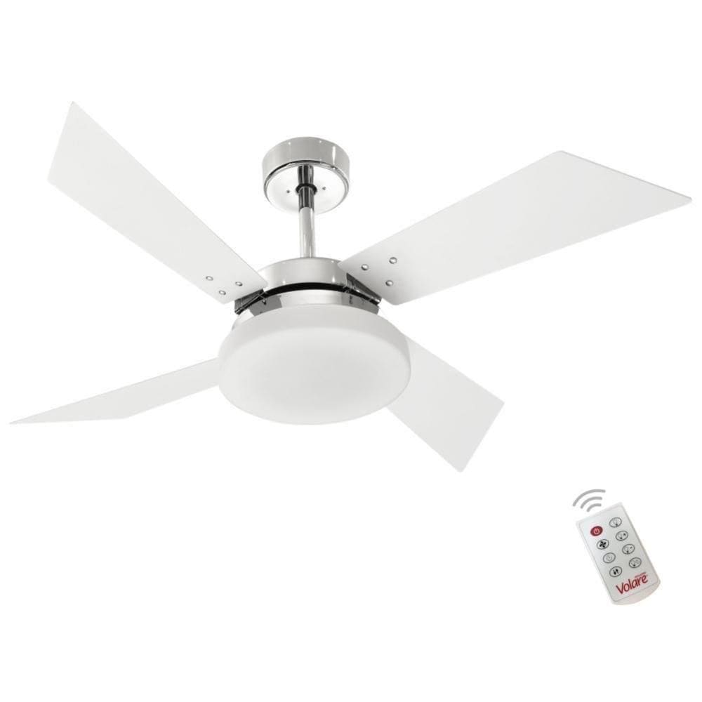 Ventilador Volare Tech Branco 110V E Controle Remoto