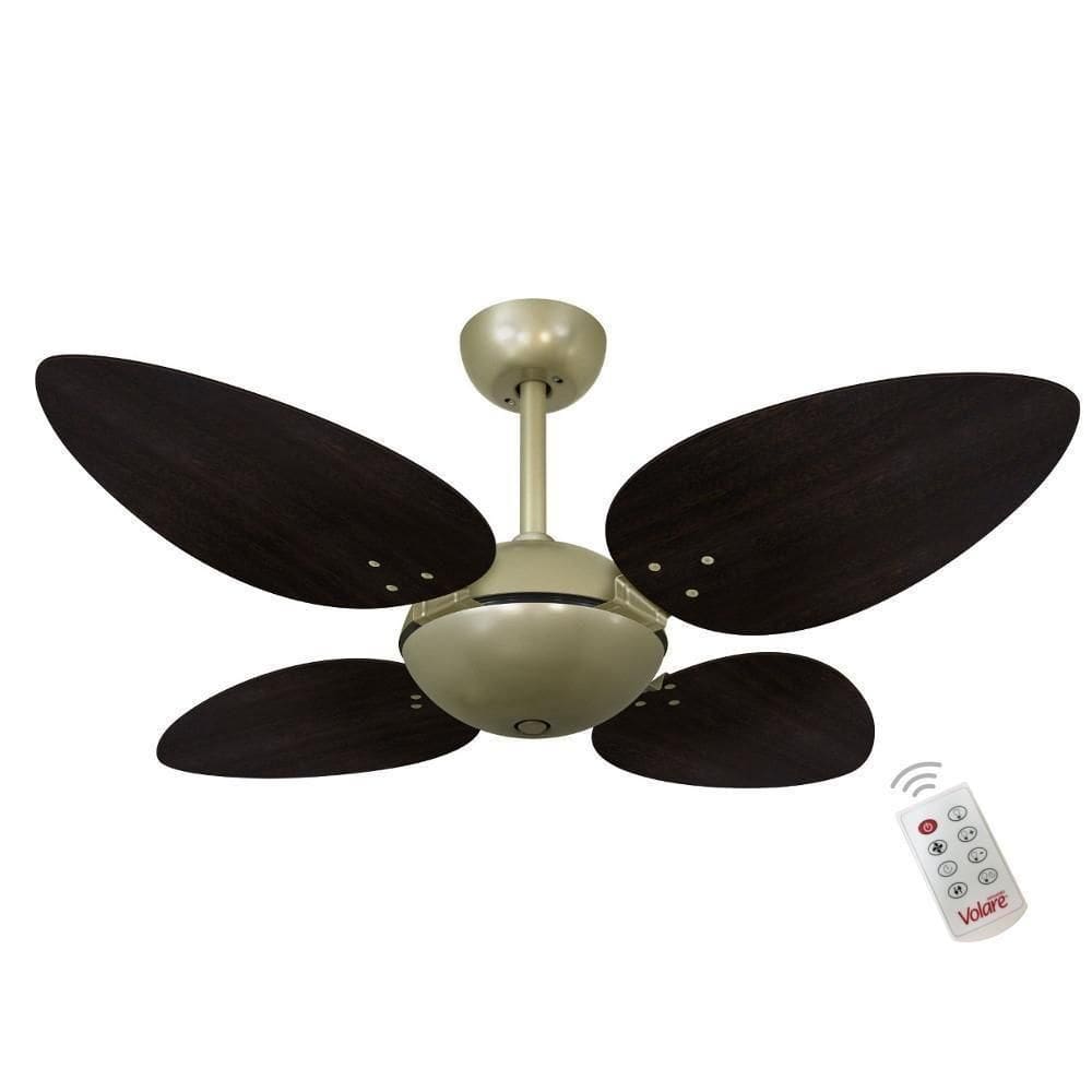 Ventilador Volare Offpetalo Quad 110V Controle Remoto