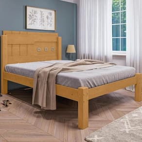 Cama De Casal Cascavel Naturalle Off White