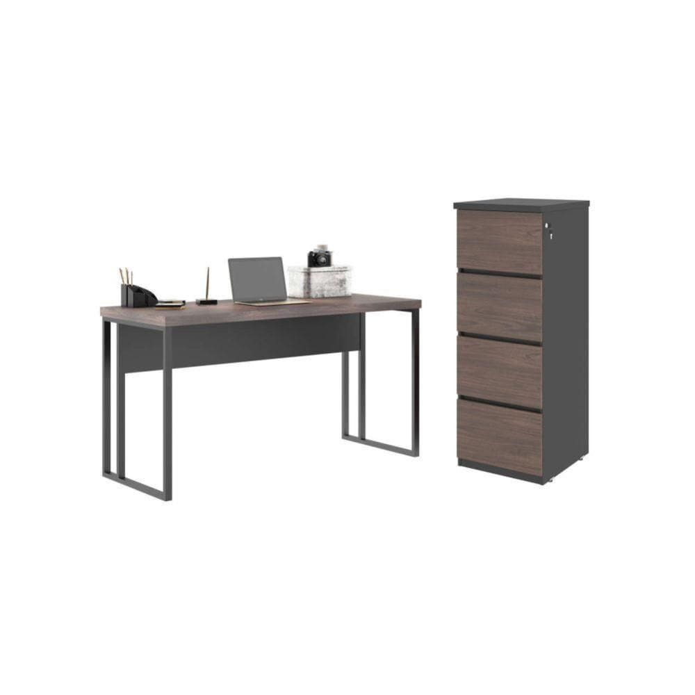 Jogo Arquivo Com Mesa De Cuba Freijo Preto