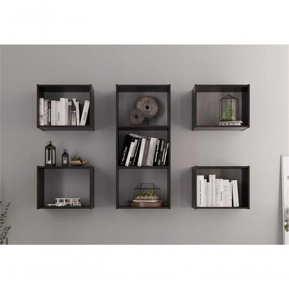 Kit Nichos 7 Compartimento Canada Preto Onix