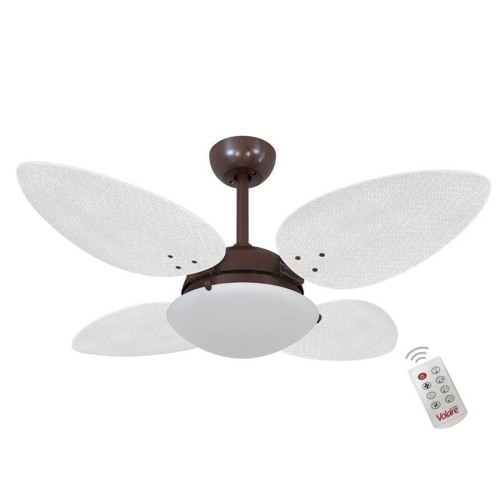 Ventilador Volare P Palmae Branco 110V E Controle Remoto