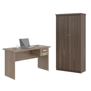 Mesa De Escritorio Com Armário 2 Portas Pampulha Affara