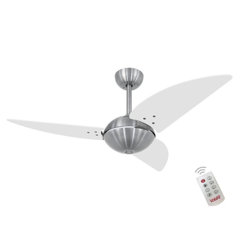 Ventilador Volare Off Class Branco 220V E Controle Remoto