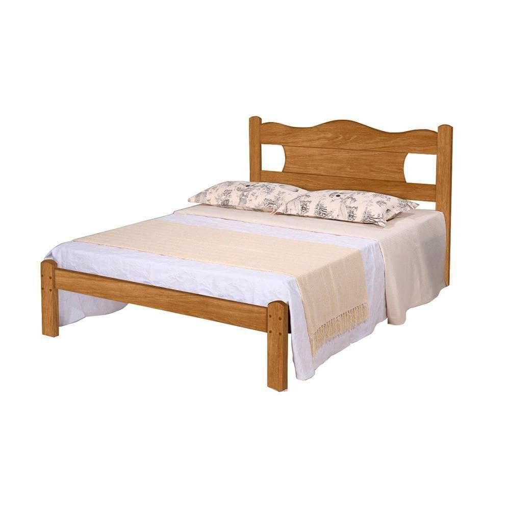 Cama Casal Elaborada Oslo Nature Off White