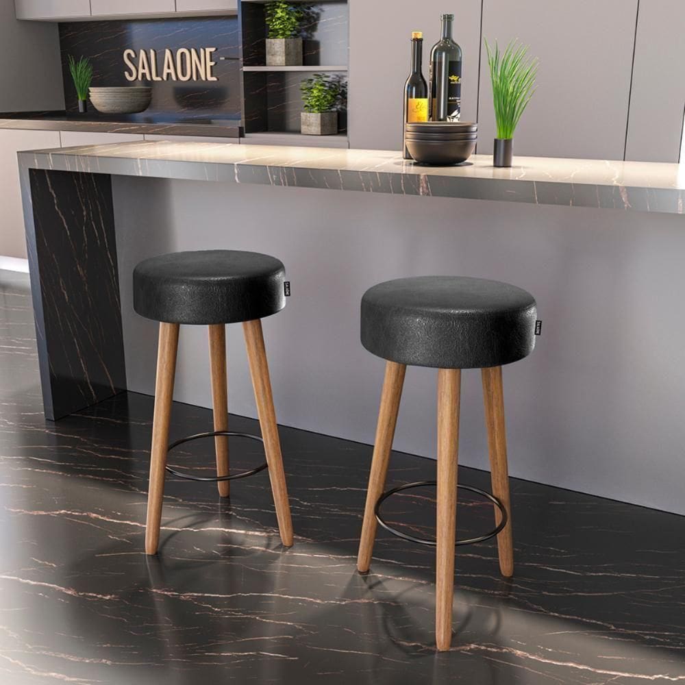 Conjunto Banquetas Alta Horizonte Preto
