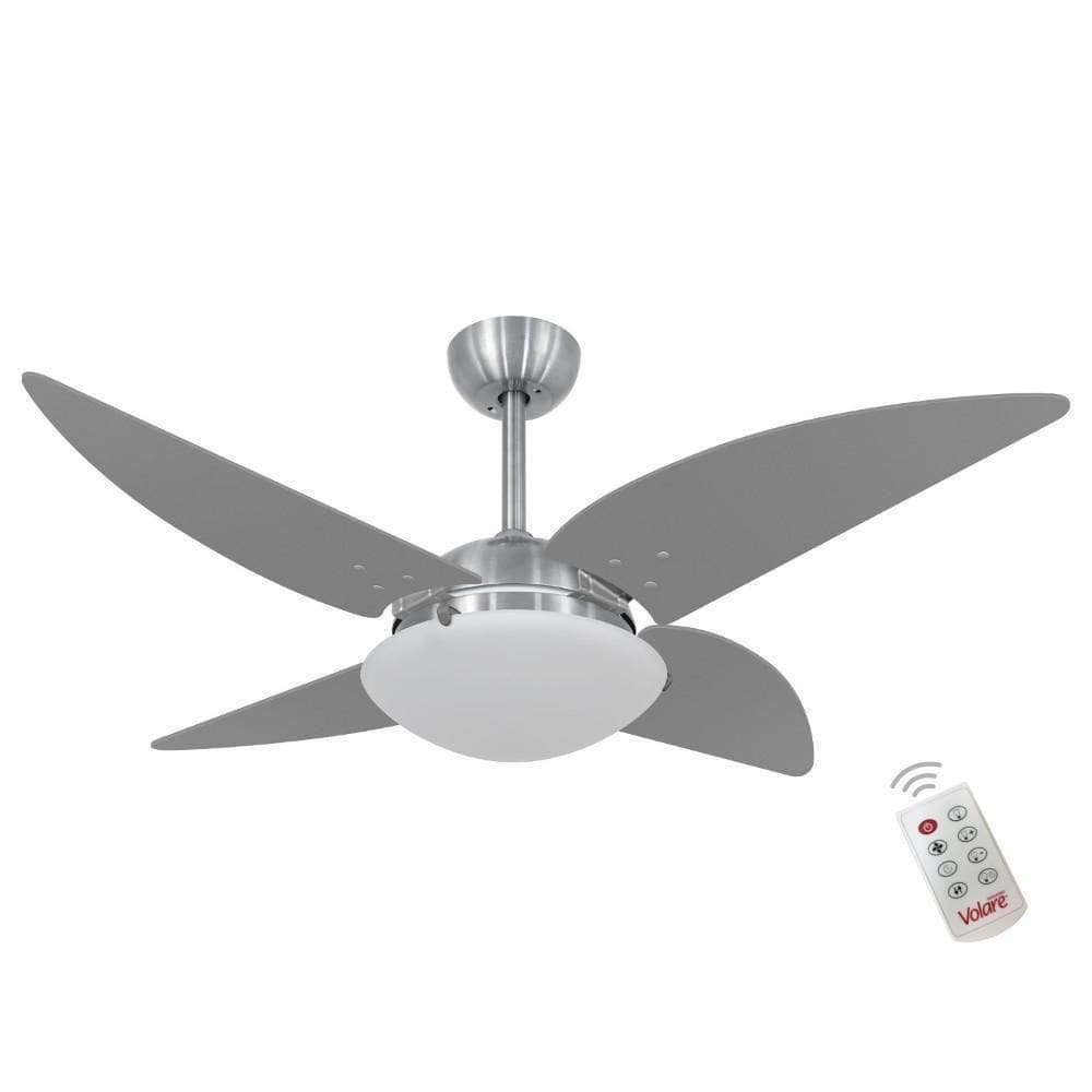 Ventilador Volare Quad Titanio 110V E Controle Remoto