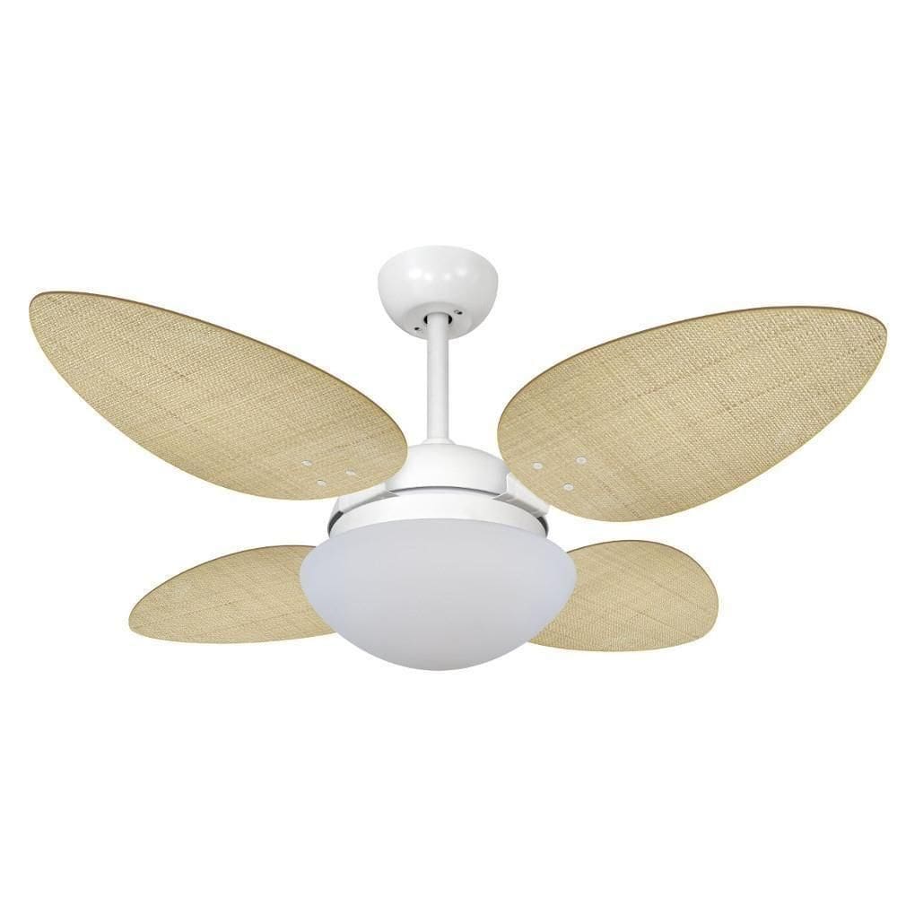 Ventilador De Teto Volare Petalo Palmae Natural 220V