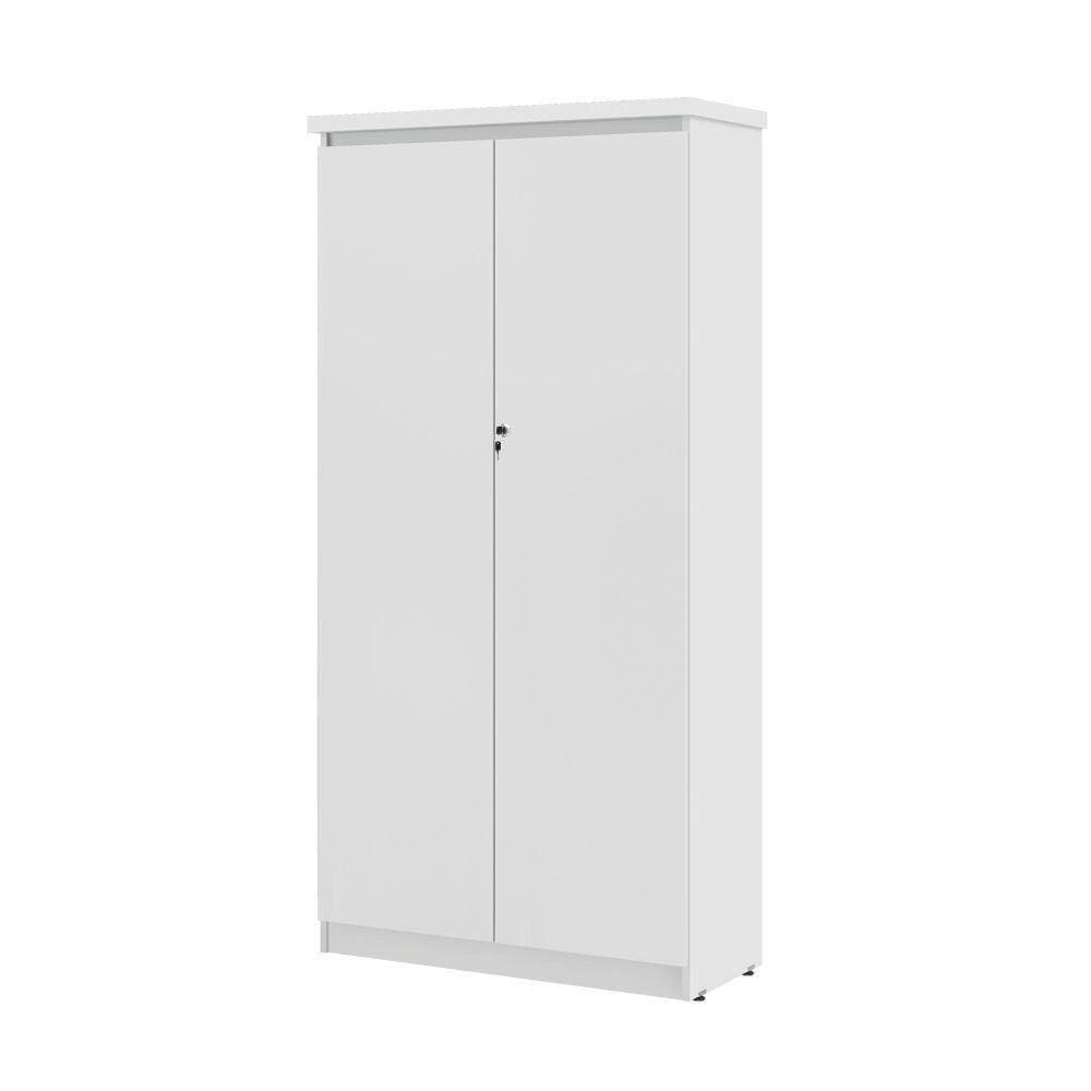 Armario Com 2 Portas 4 Prateleiras Emir Branco