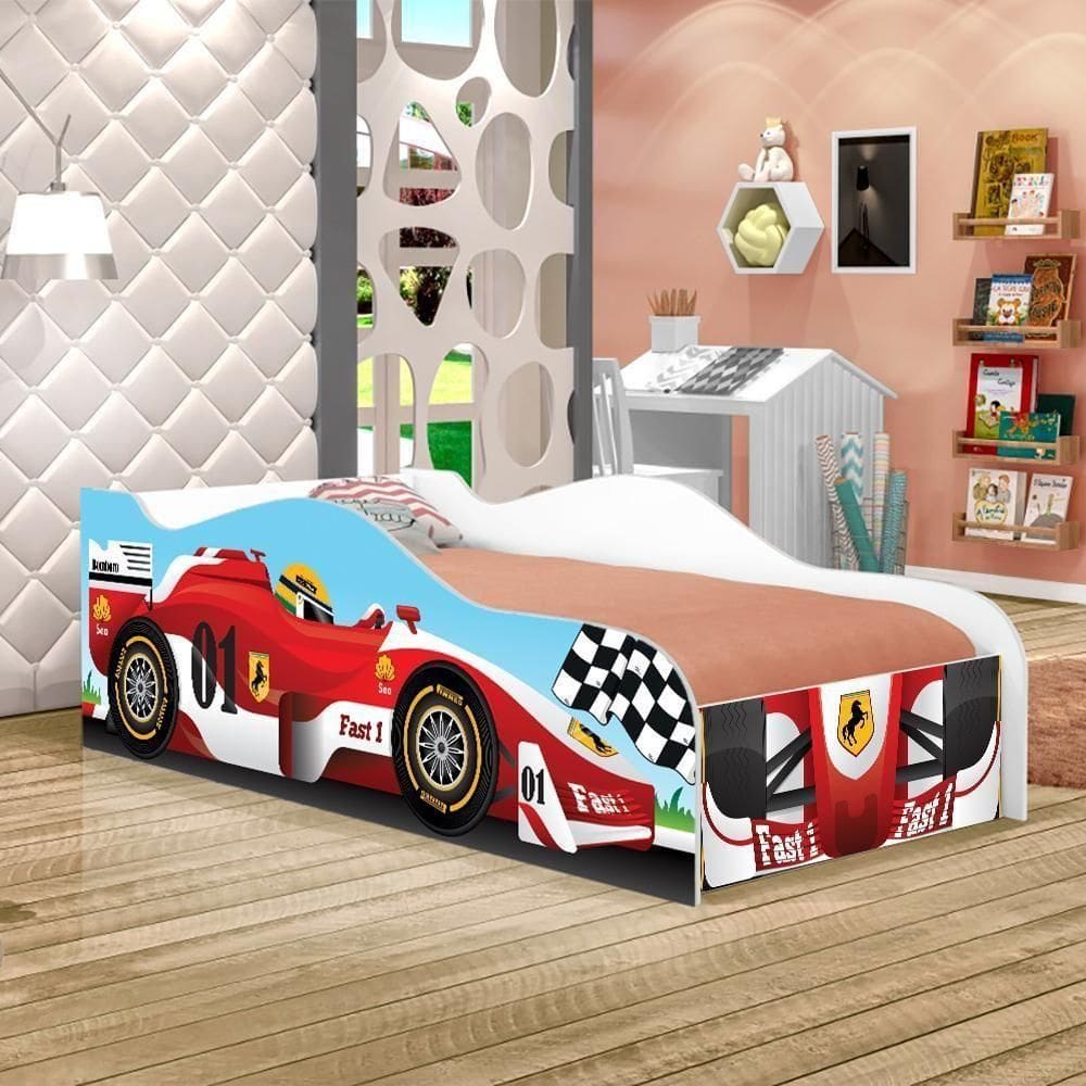 Cama 1 Kids Solteiro Com Colchão