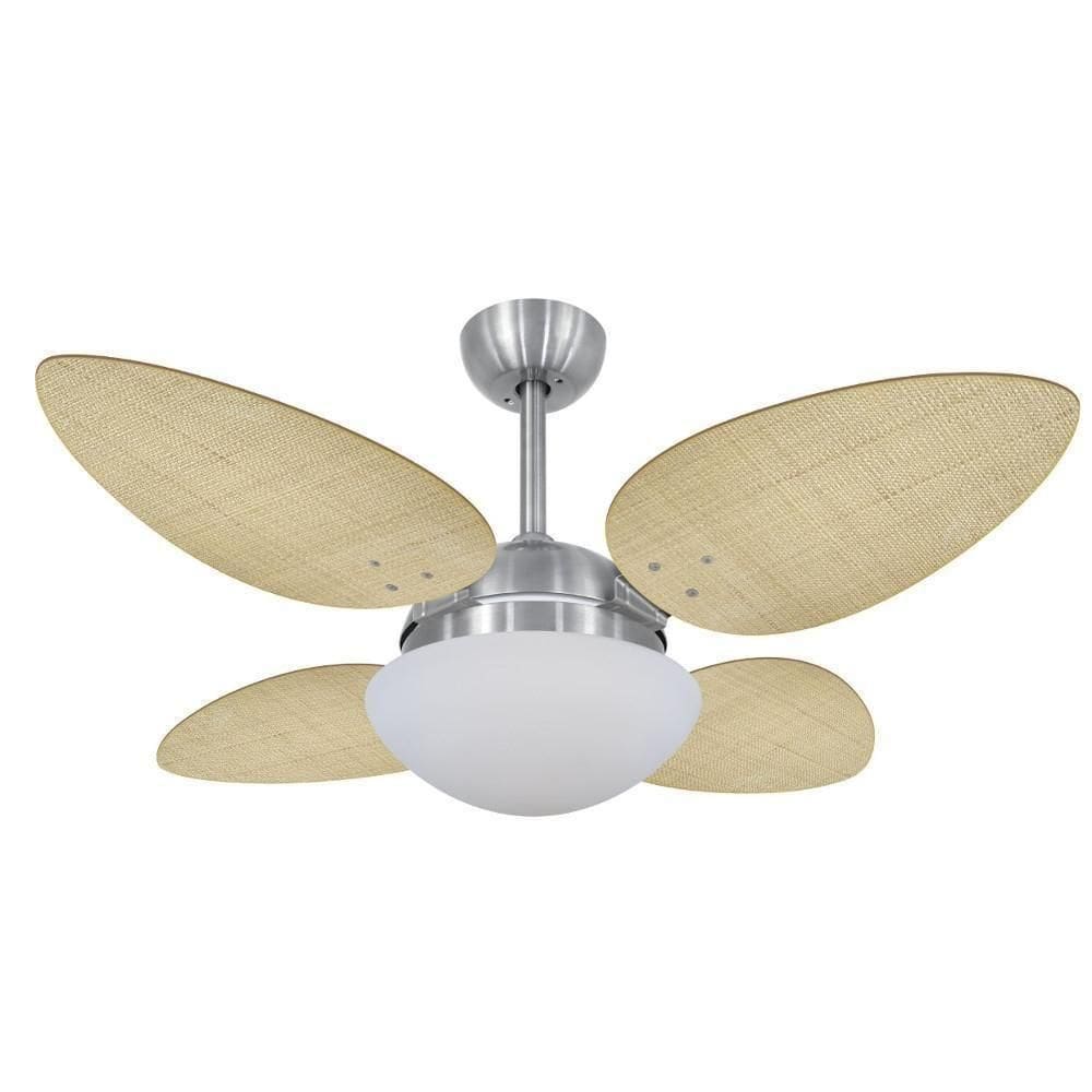 Ventilador De Teto Volare Petalo Palmae Natural 110V