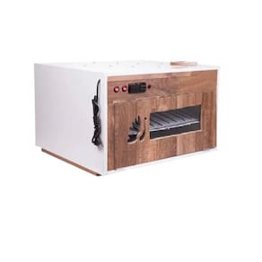 Chocadeira Alta Performance De Eclosão 220 Ovos Premiun Pid Automática Com 4 Ventiladores Bivolt E Ovoscópio