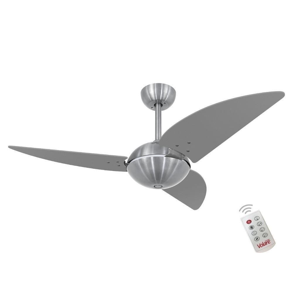 Ventilador Volare Off Class Titanio 110V E Controle Remoto