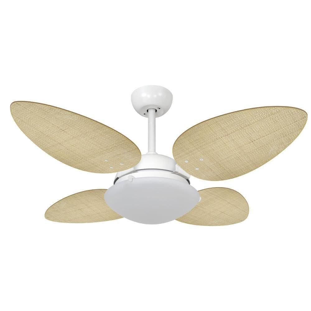 Ventilador De Teto Volare Petalo Palmae Natural 220V