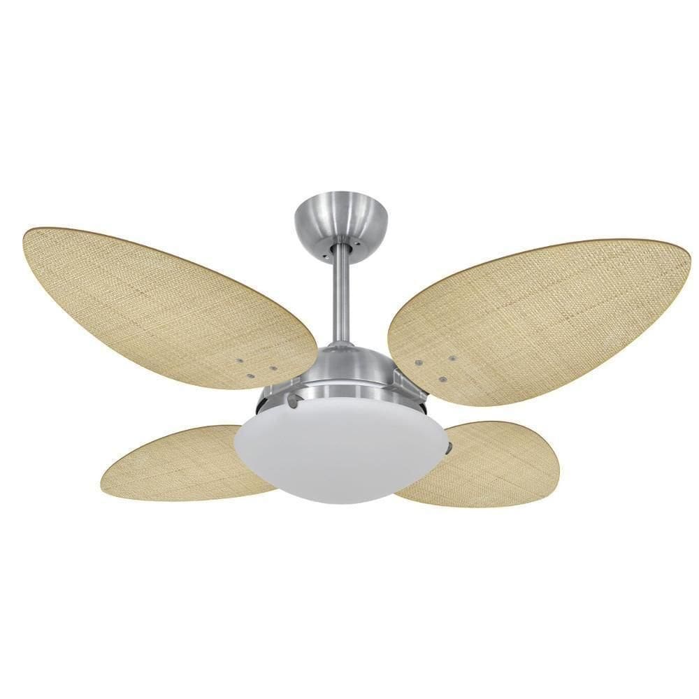 Ventilador De Teto Volare Petalo Palmae Natural 220V