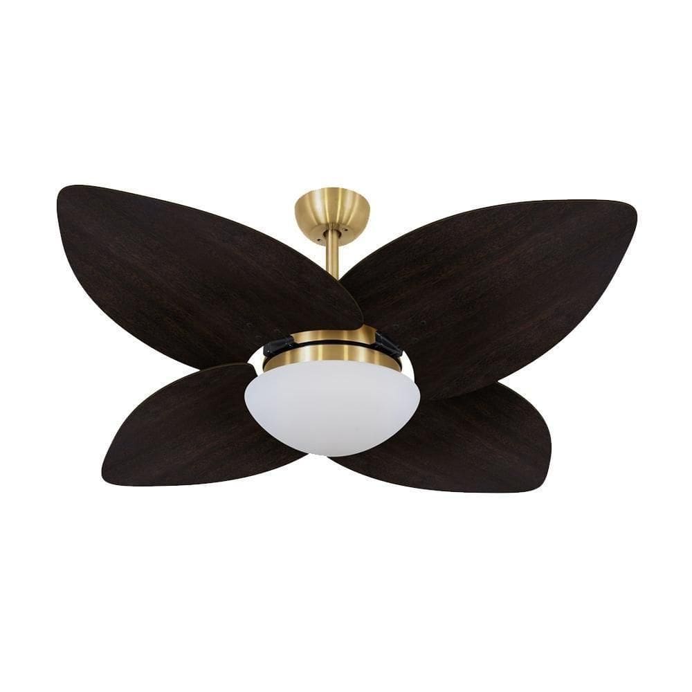 Ventilador De Teto Dormamu Dourado 4 Pás 220V
