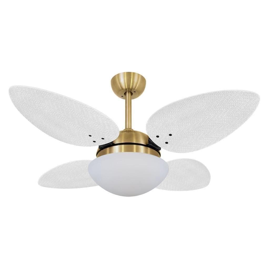 Ventilador De Teto Volare Petalo Palmae Branco 110V