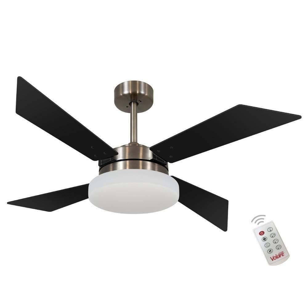 Ventilador Volare Tech Preto 110V E Controle Remoto
