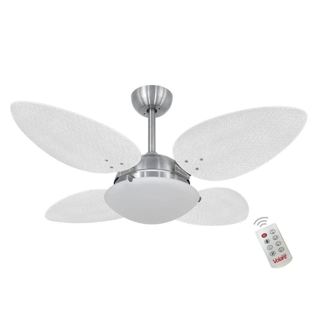 Ventilador Volare P Palmae Branco 110V E Controle Remoto